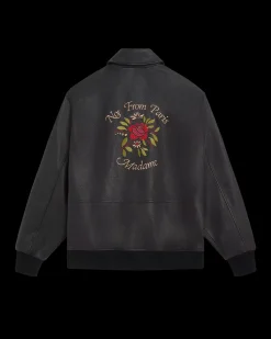 La Veste Cuir Slogan