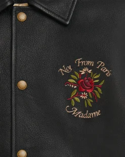 La Veste Cuir Slogan