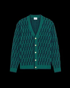 Le Cardigan Torsades Bicolore