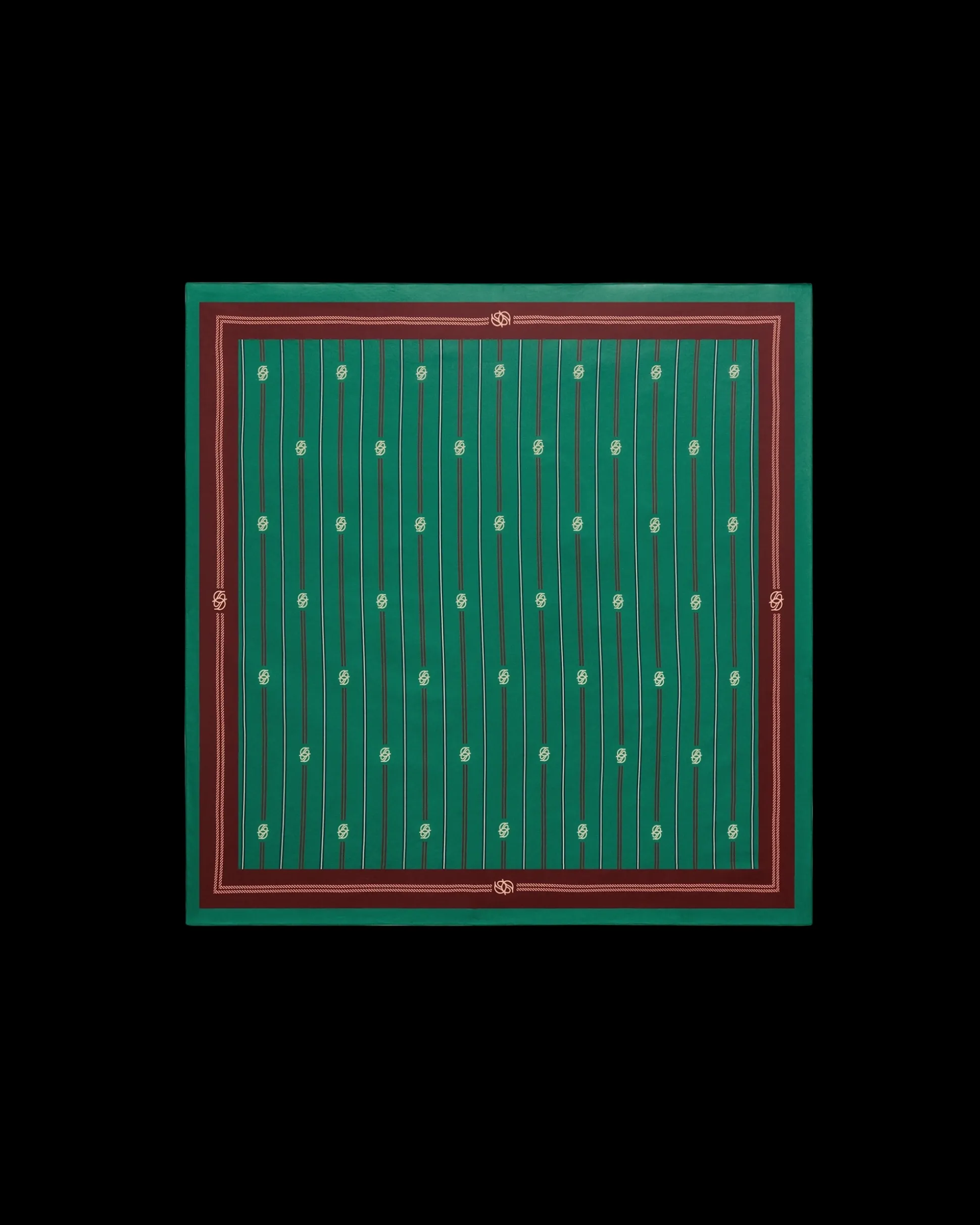 Le Foulard Rayé Monogramme