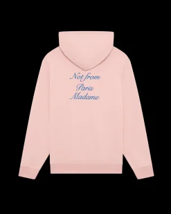 Le Hoodie Slogan Cursive