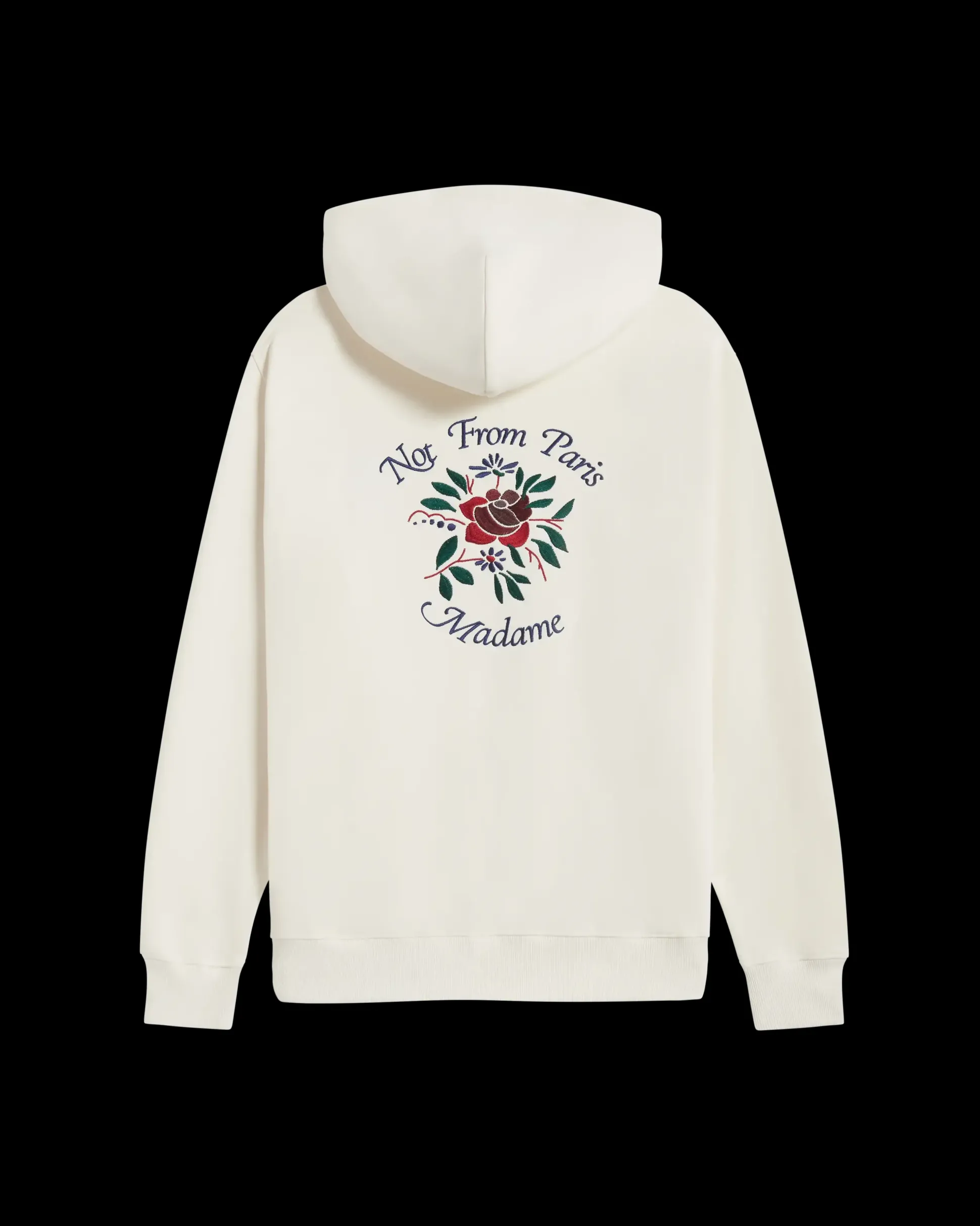 Le Hoodie Slogan Fleurs