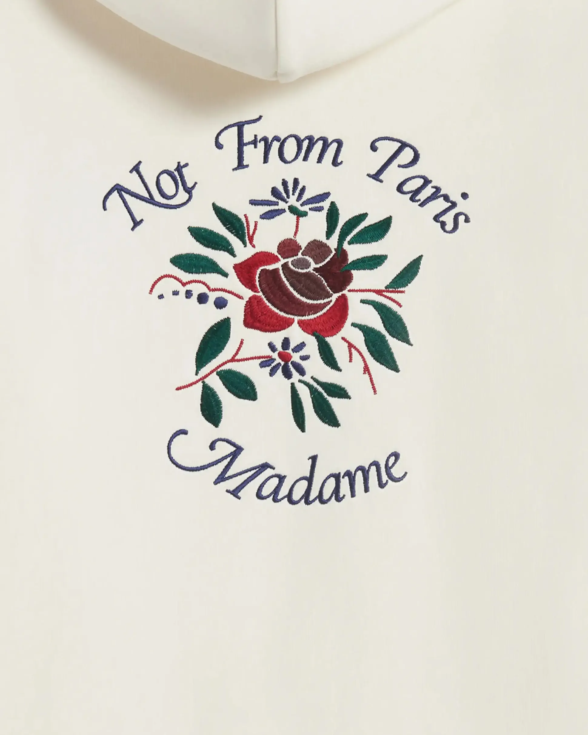 Le Hoodie Slogan Fleurs