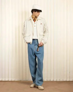 Le Jean Baggy Rayures