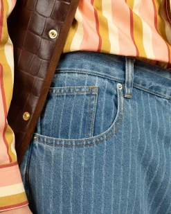 Le Jean Baggy Rayures