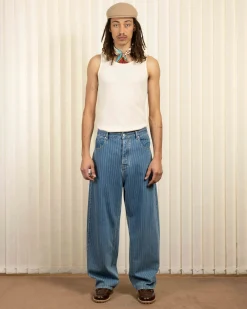 Le Jean Baggy Rayures
