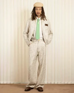 Le Pantalon Baggy Tweed