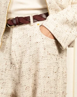 Le Pantalon Baggy Tweed