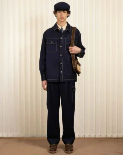 Le Pantalon Cargo Surpiqué