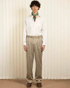 Le Pantalon Golfeur Jacquard