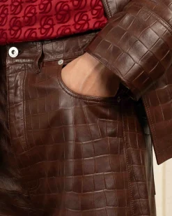 Le Short Baggy Croco