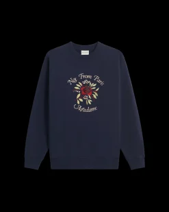 Le Sweatshirt Slogan Fleurs