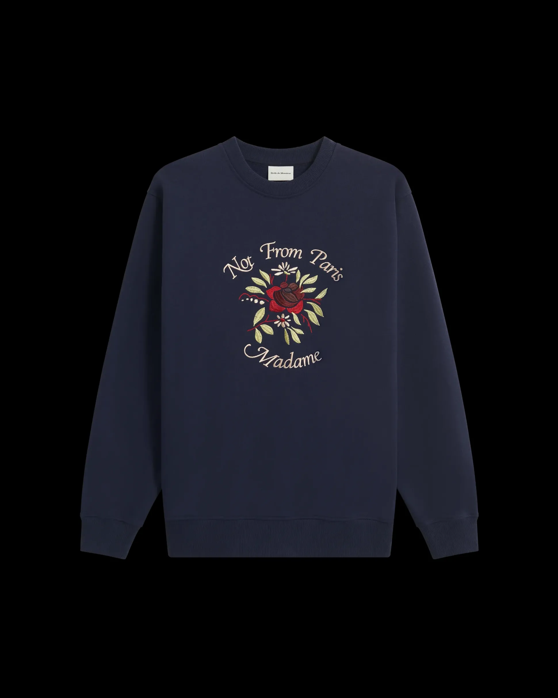 Le Sweatshirt Slogan Fleurs