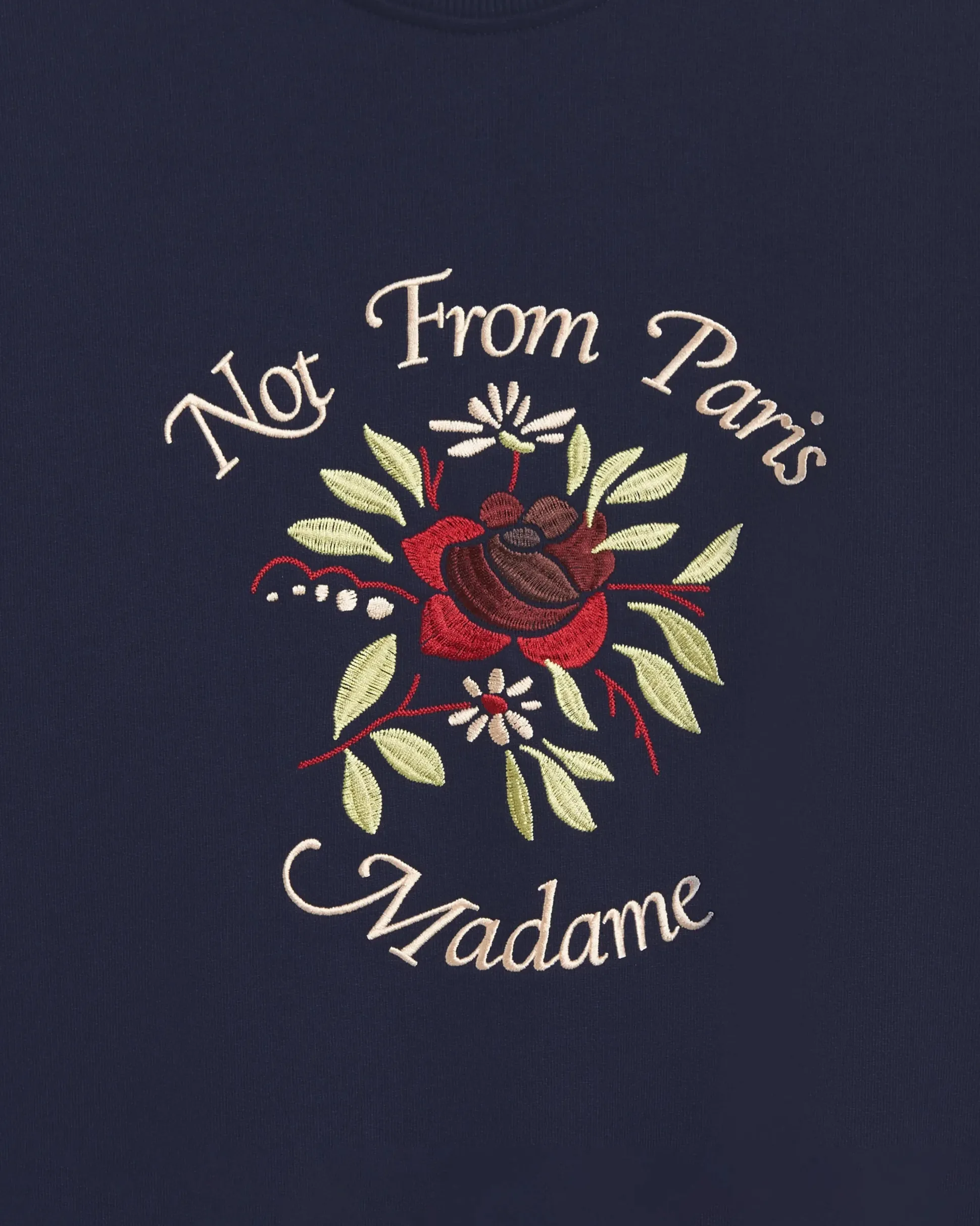 Le Sweatshirt Slogan Fleurs