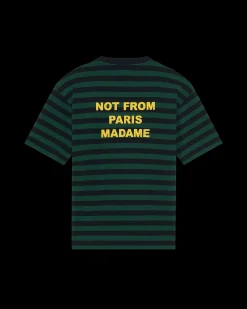 Le T-Shirt Slogan Rayé